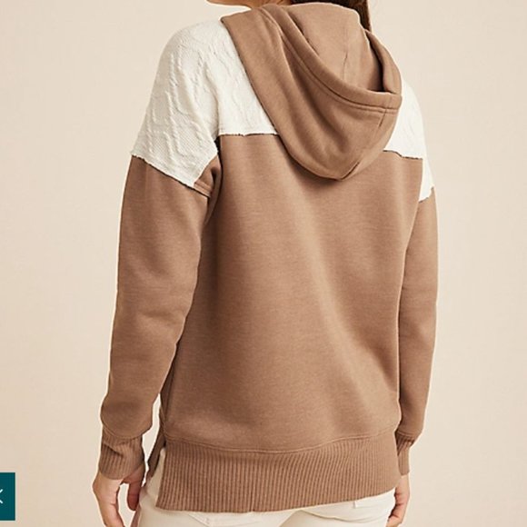 Maurice's Colorblock Mixed Media Hoodie Sweatshirt. Size 4x - Picture 2 of 5